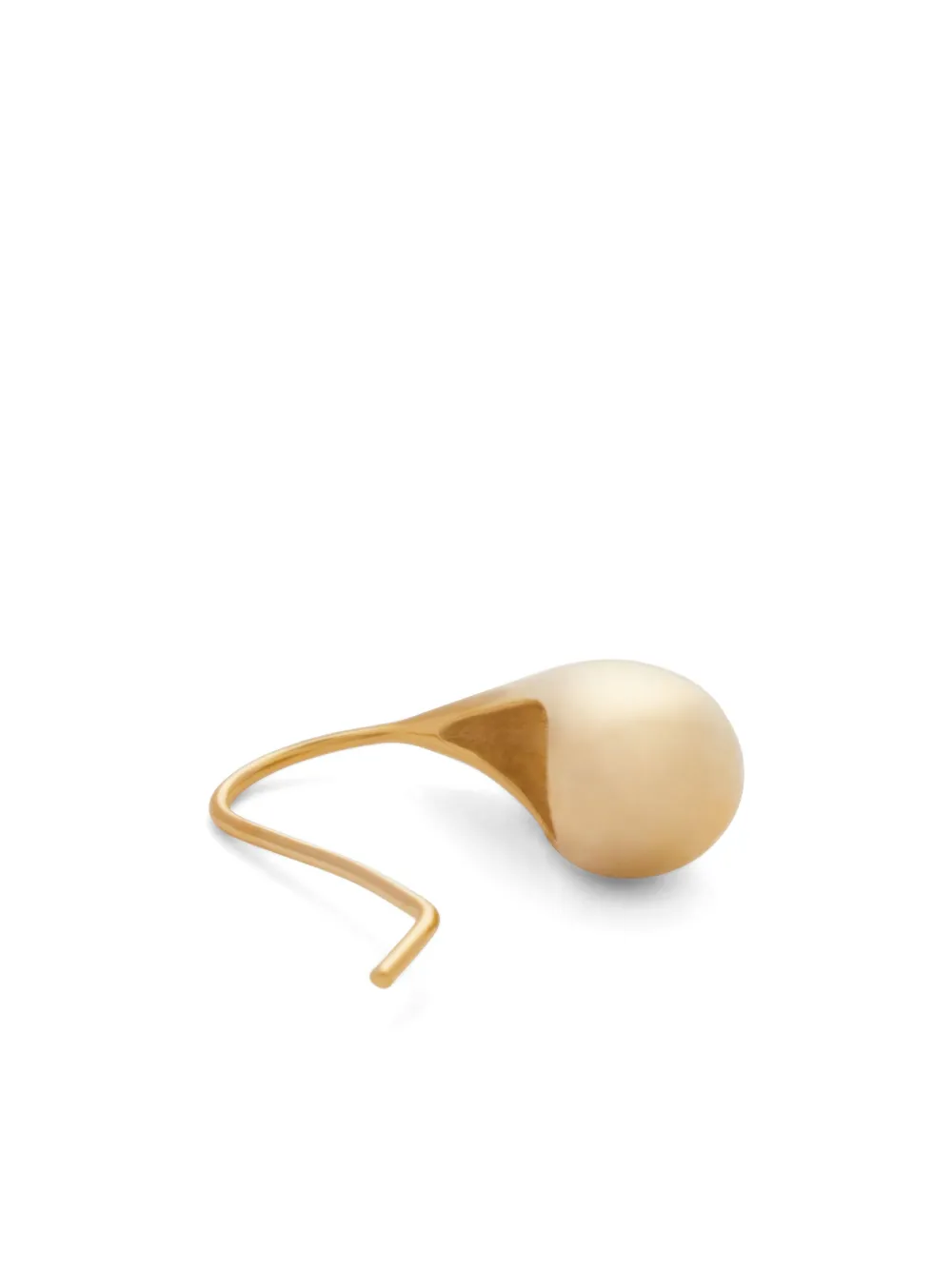 Kenneth Jay Lane polished teardrop earrings - Goud