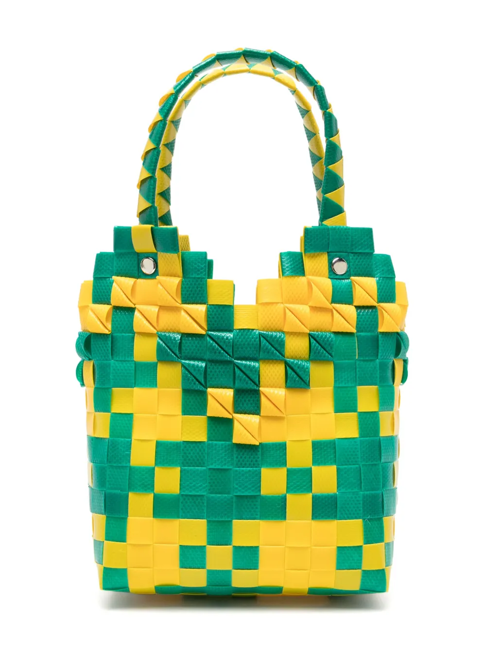 Marni Kids Geweven shopper Geel