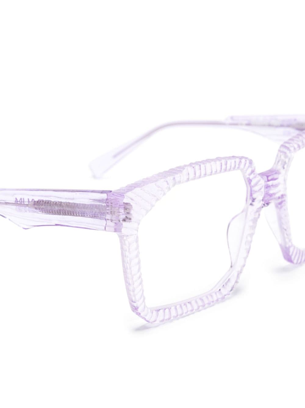 Shop Kuboraum K30 Square-frame Glasses In Purple