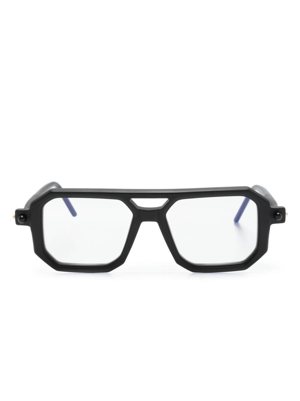Kuboraum P8 Pilot-frame Glasses In Black