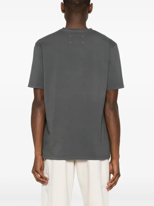 Tシャツ・カットソー MAISON MARGIELA Men T-shirt Grey S50GC0706M20086 801M Maison Margiela logo-print T-shirt | Grey | FARFETCH