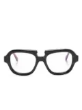 Kuboraum S5 square-frame glasses - Black