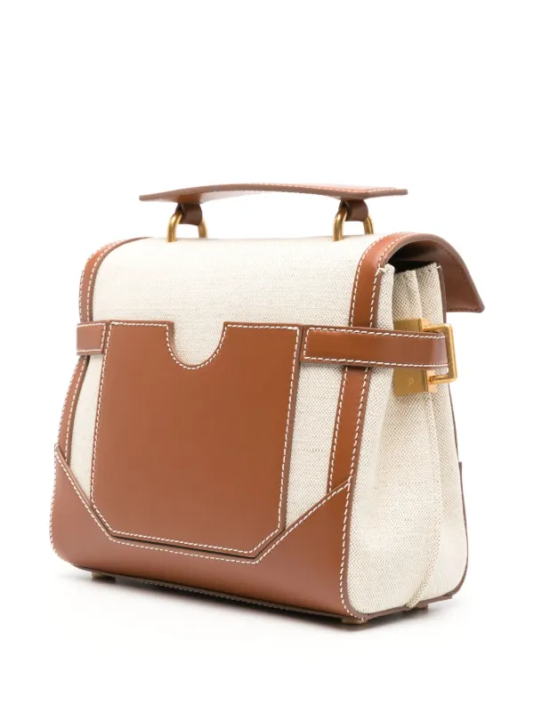 Balmain B-Buzz 23 Crossbody Bag | Neutrals | FARFETCH