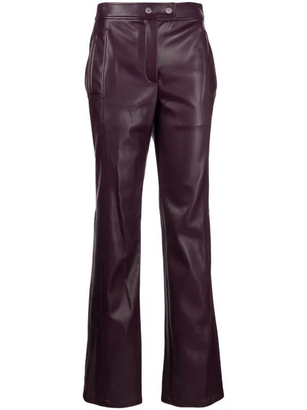 Simkhai Dahlia Straight-leg Trousers in Red