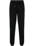 Ea7 Emporio Armani logo-patch drawstring track pants - Black