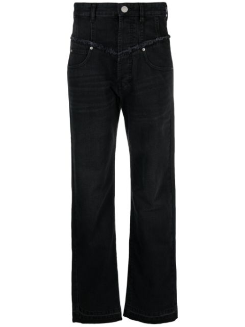 ISABEL MARANT Noemie mid-rise straight-leg jeans