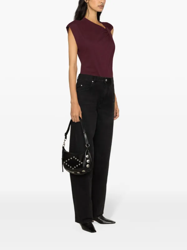 ISABEL MARANT Joanny Loose Fit Denim Jeans | Black | FARFETCH
