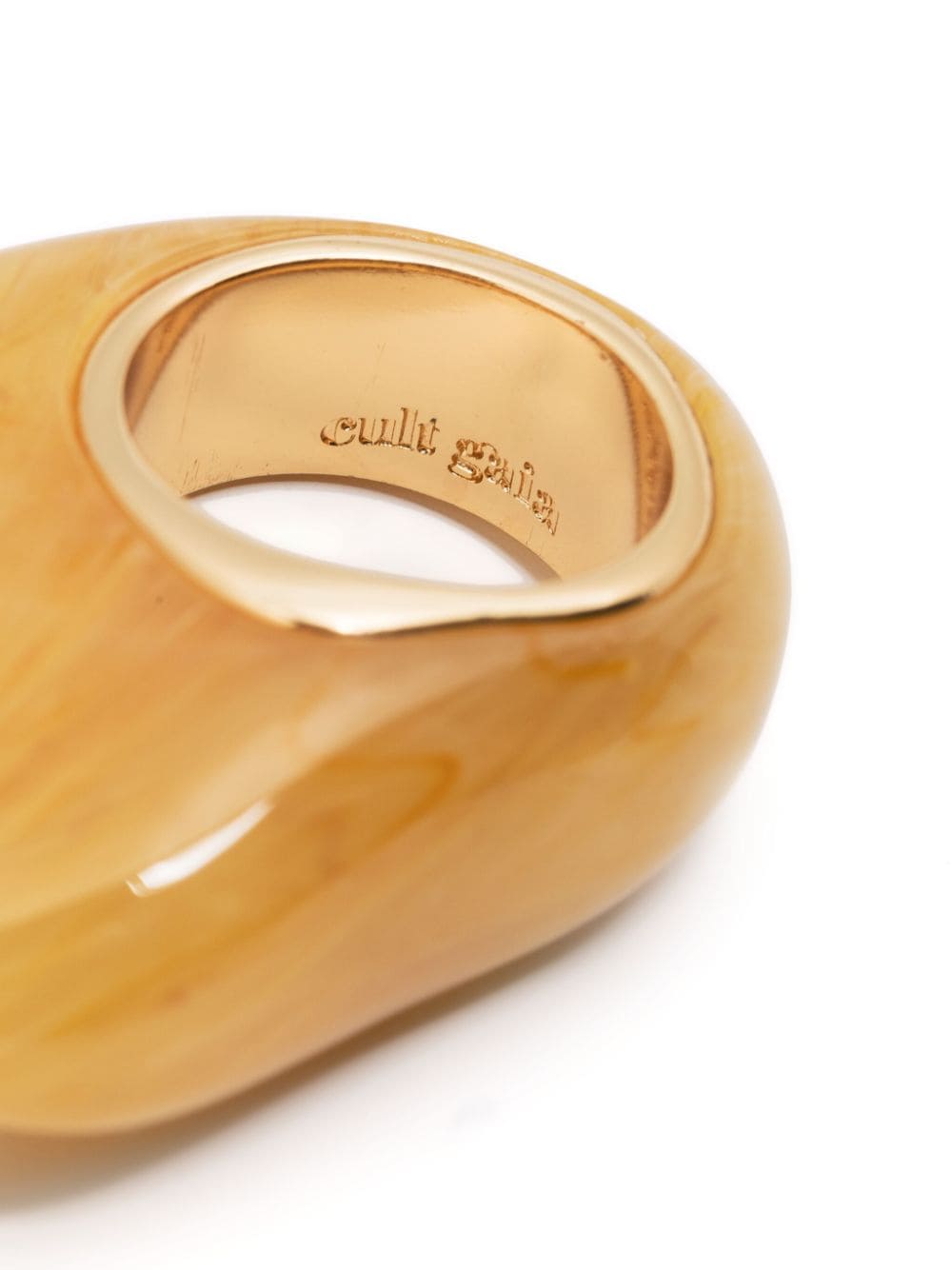 Shop Cult Gaia Petra Saffron Ring In Nude