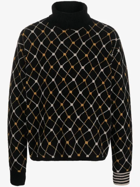 Random Identities roll-neck jacquard jumper