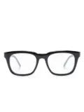 Moncler Eyewear two-tone wayfarer-frame glasses - Black