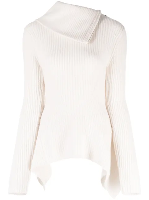 Simkhai Keyara foldover-collar jumper 