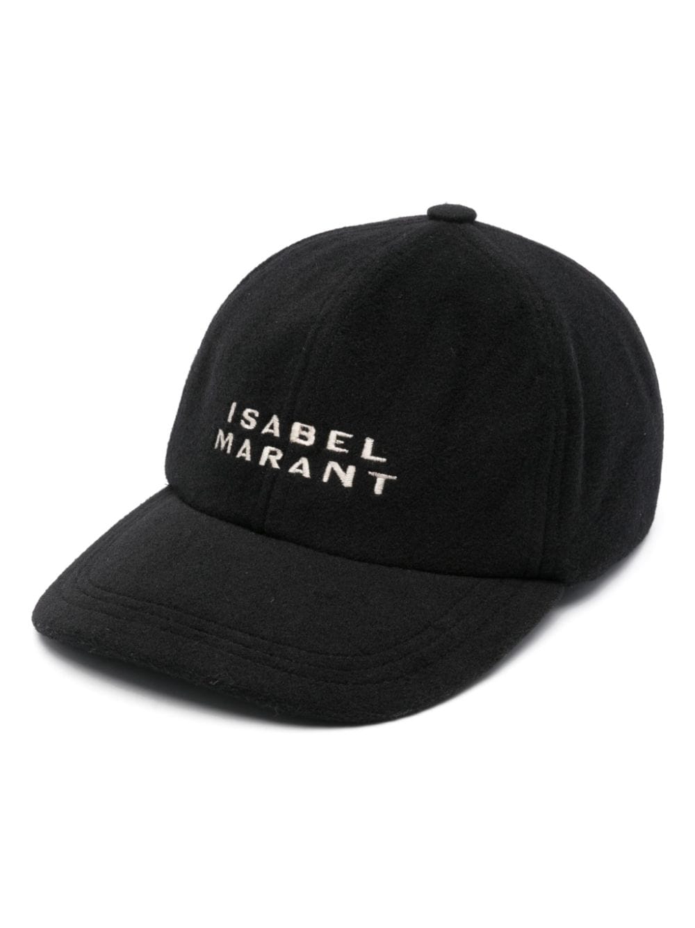 Isabel Marant Embroidered-logo Baseball Cap In Black