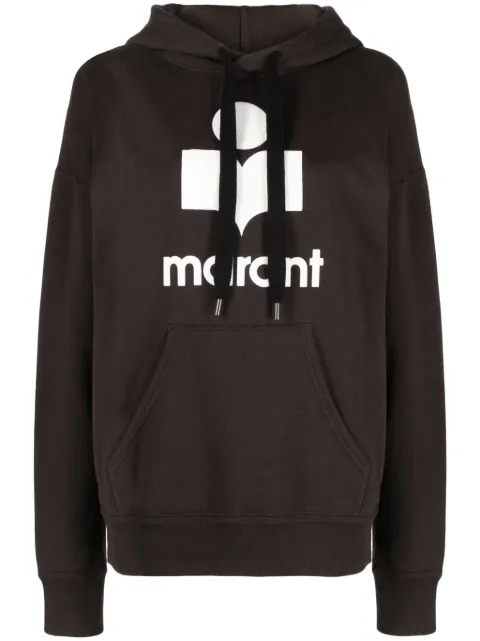 MARANT ÉTOILE Mansel flocked-logo hoodie