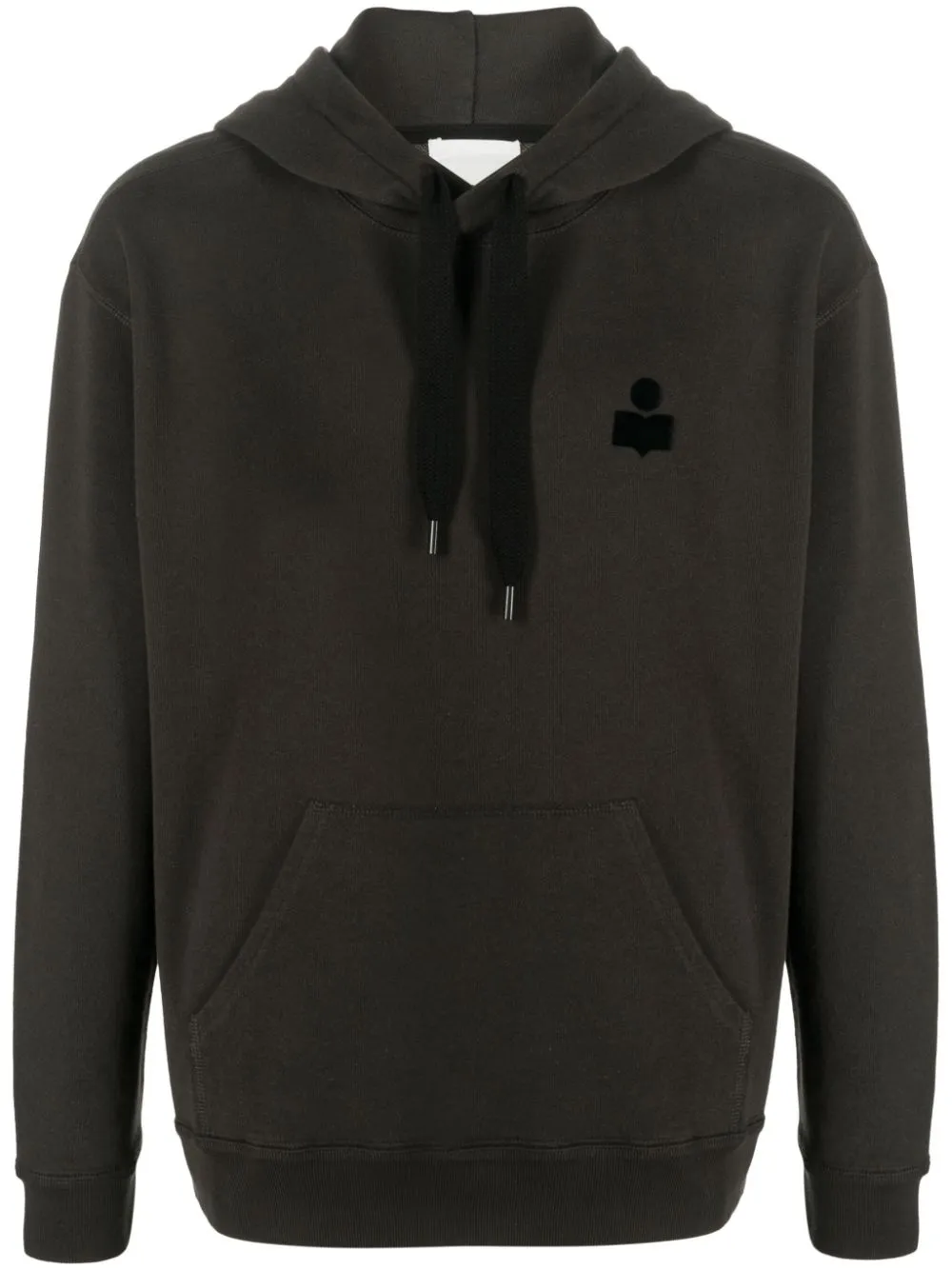 Isabel Marant Matte Logo-appliqué Sweatshirt In Black
