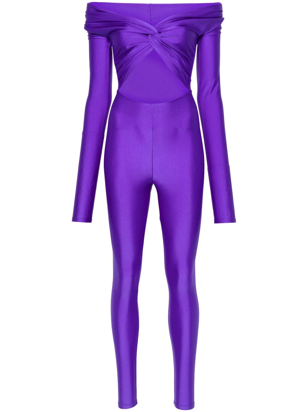 THE ANDAMANE Uitgesneden jumpsuit Paars