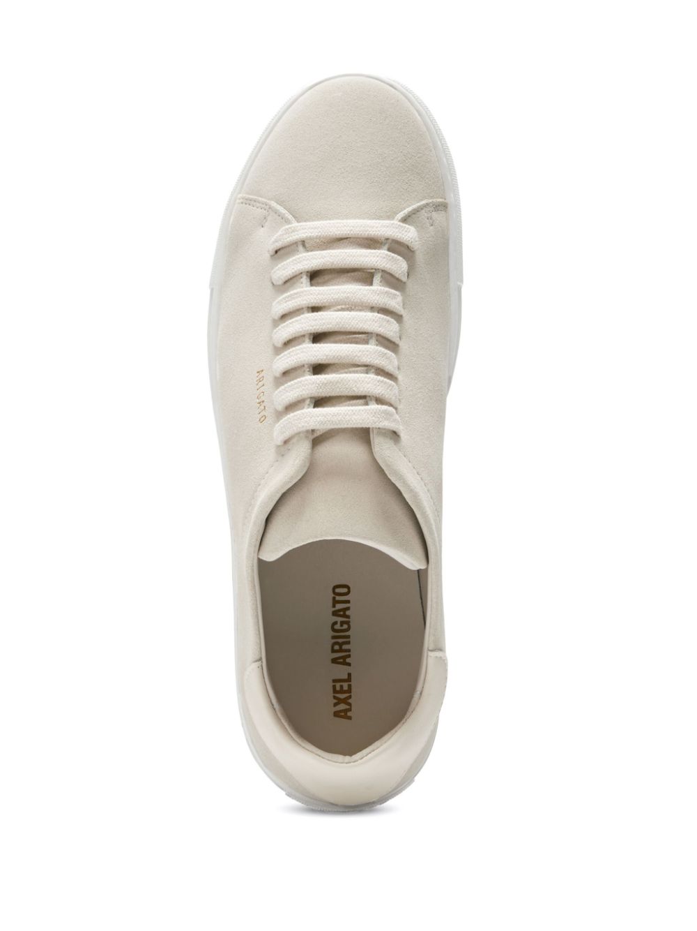 LOGO-PRINT SUEDE SNEAKERS