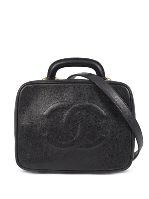 HOT SALE CHANEL 1997 CC stitch Vanity handbag Women