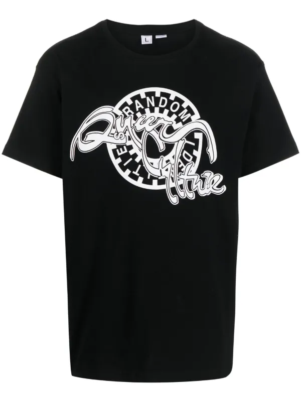 Tシャツ・カットソー RANDOM IDENTITIES Black Cotton T-Shirt Random Identities グラフィック Tシャツ | ブラック | FARFETCH JP