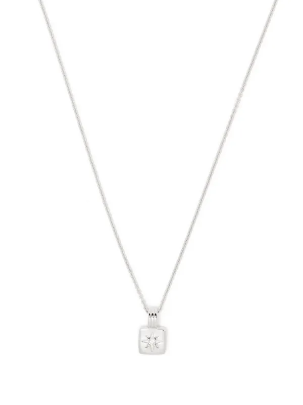 Missoma Mini Star Ridge ネックレス | シルバートーン