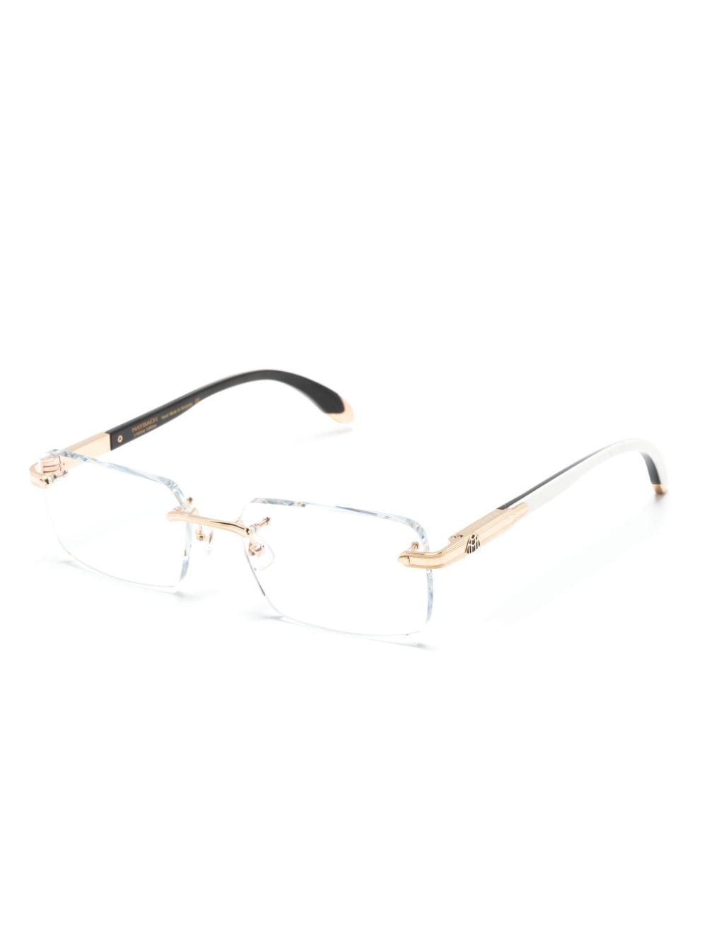 Maybach eyewear Symphony I bril met rechthoekig montuur - Beige