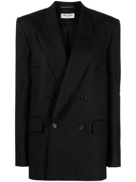 Saint Laurent pinstripe double-breasted blazer