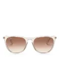 Ray-Ban Erika round-frame glasses - Brown