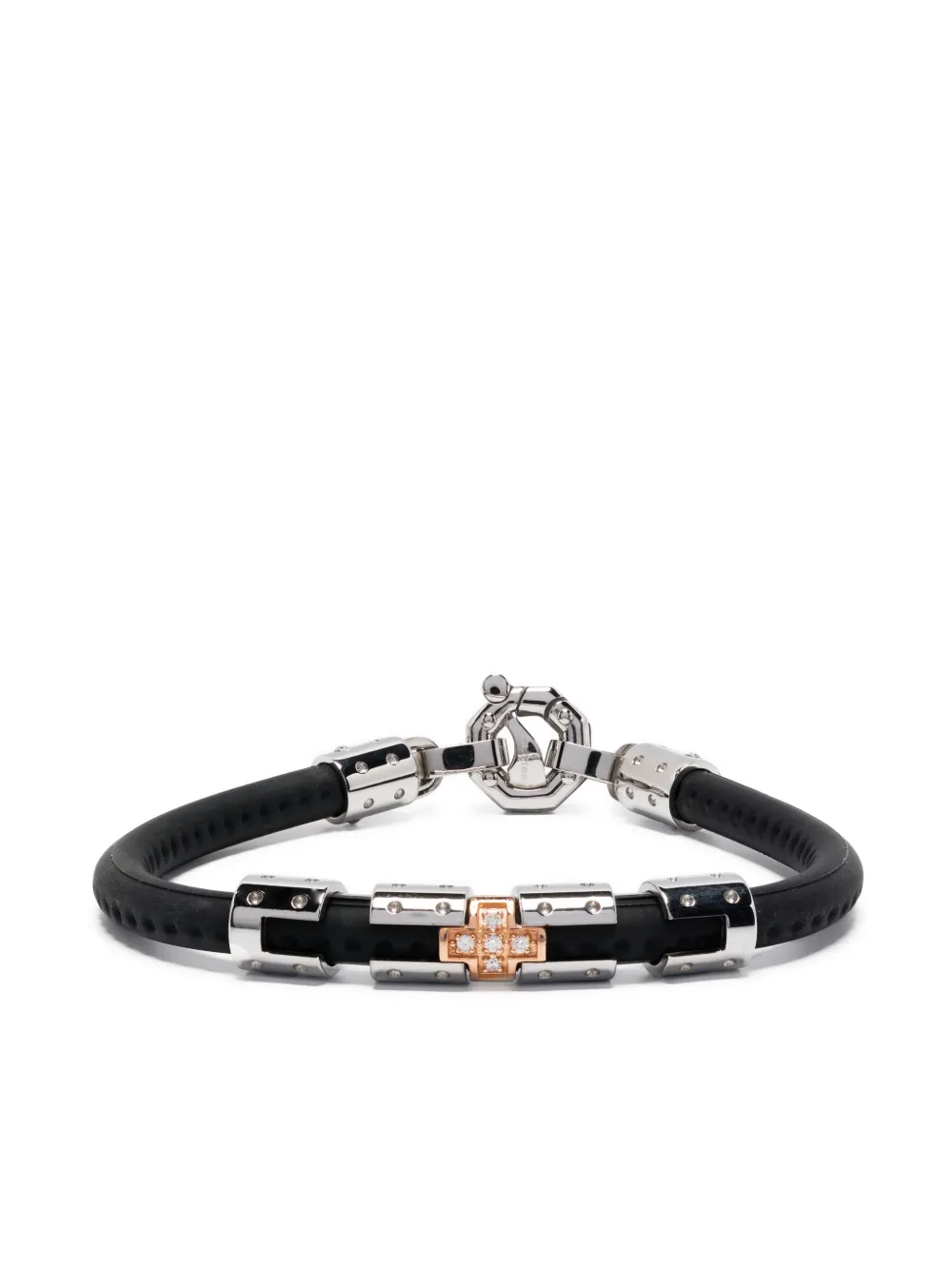 Barakà 18kt rose gold Vortex diamond bracelet - Rosa