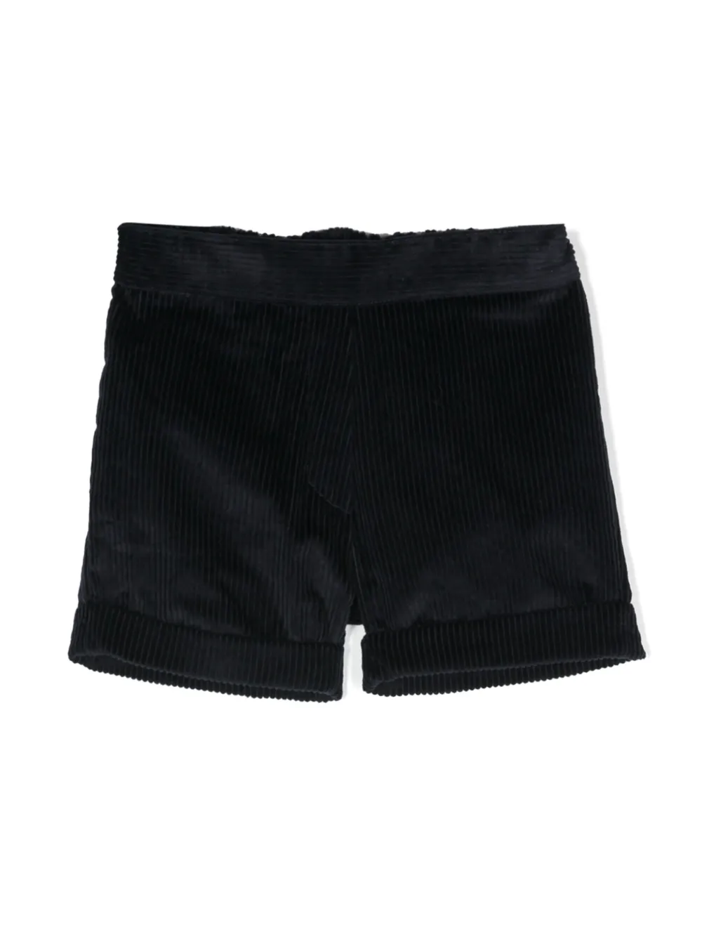 Siola straight-leg cotton corduroy shorts Blauw