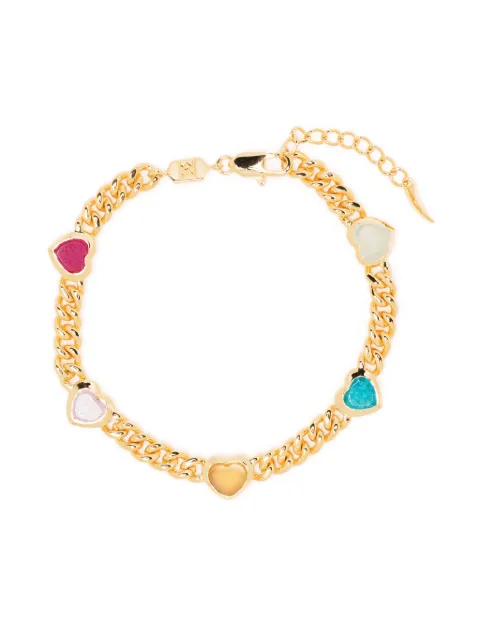 Missoma Jelly heart charm bracelet