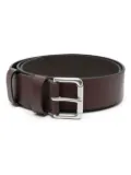 Polo Ralph Lauren Roller logo-debossed leather belt - Black