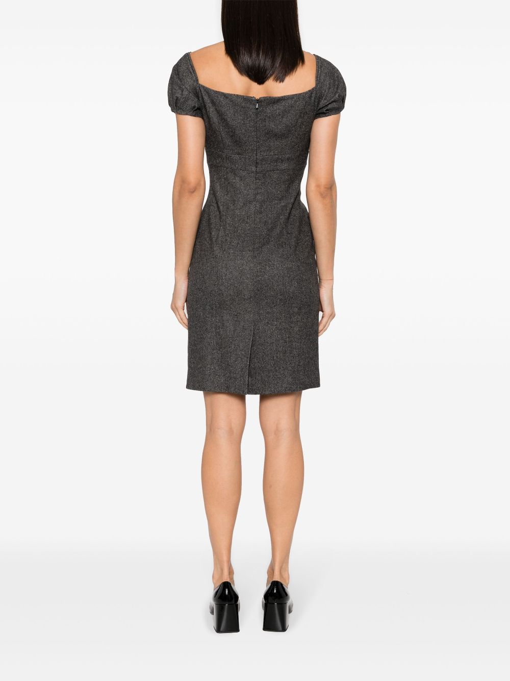 Christian Dior 2010s short-sleeve tweed dress Women