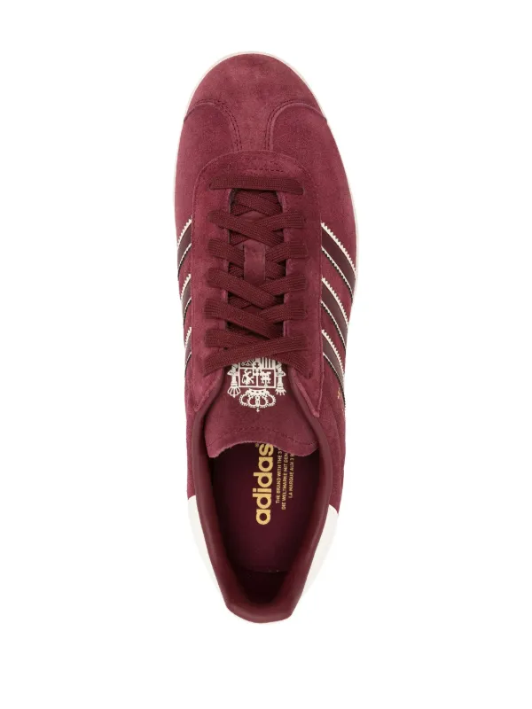 Adidas mens sale gazelle suede trainers