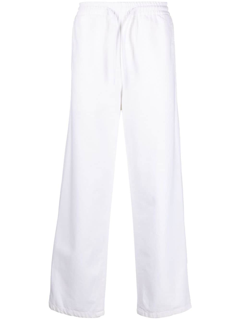Shop Apc Vincent Twill Cotton Trousers In White