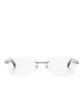Maybach eyewear Idealist I rectangle-frame glasses - Neutrals
