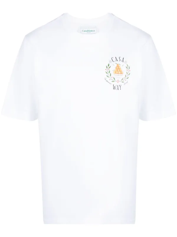 関税込♭*CASABLANCA*Casa Way プリント Tシャツ Casa Way Mountain T-Shirt | Casablanca Paris