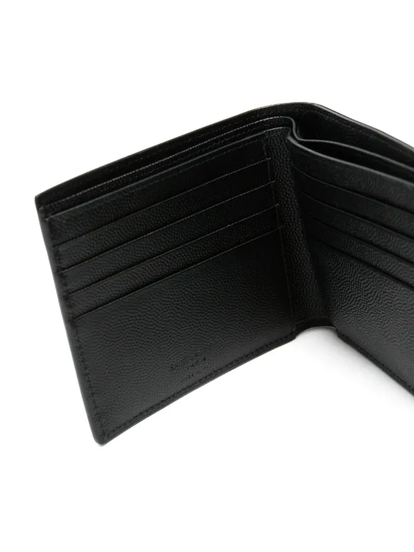 Ysl black men's discount wallet