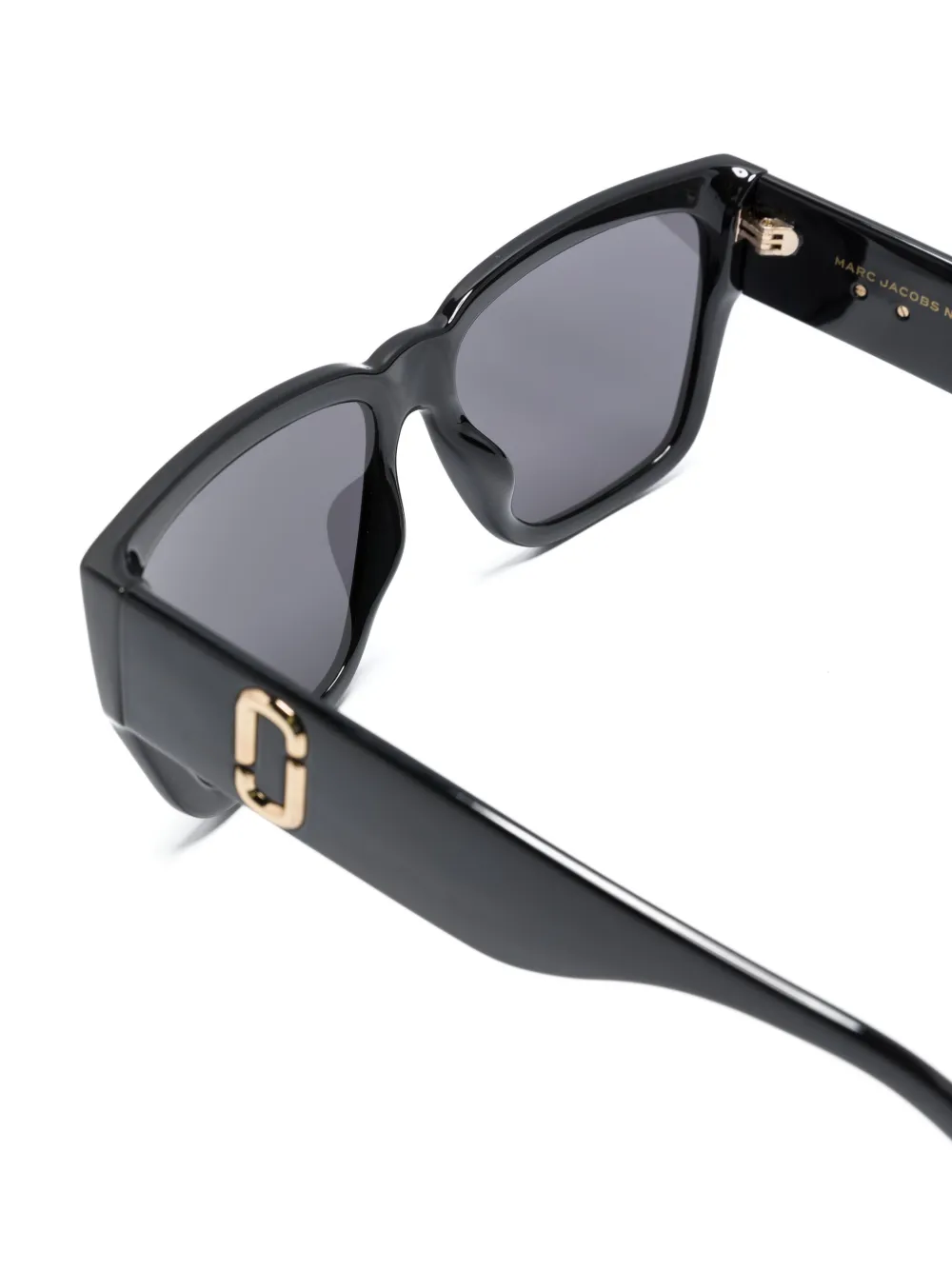 Marc Jacobs Eyewear J Marc zonnebril met wayfarer montuur Zwart