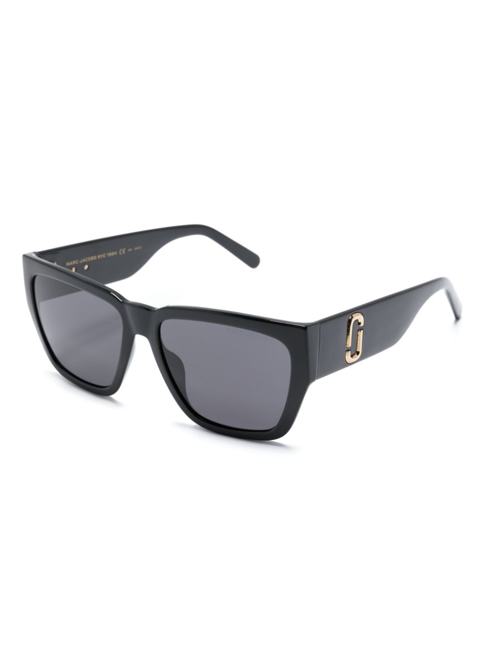 Marc Jacobs Eyewear J Marc zonnebril met wayfarer montuur - Zwart