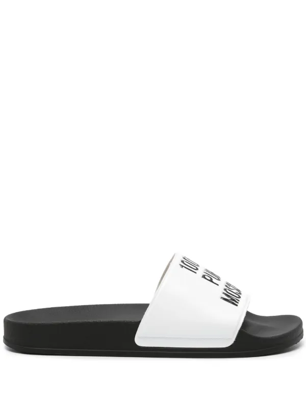 Moschino flip flops mens on sale