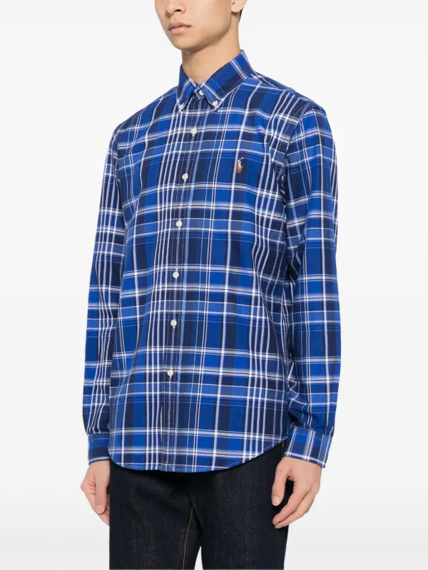 Polo Ralph Lauren Polo Pony plaid-print Shirt | Blue