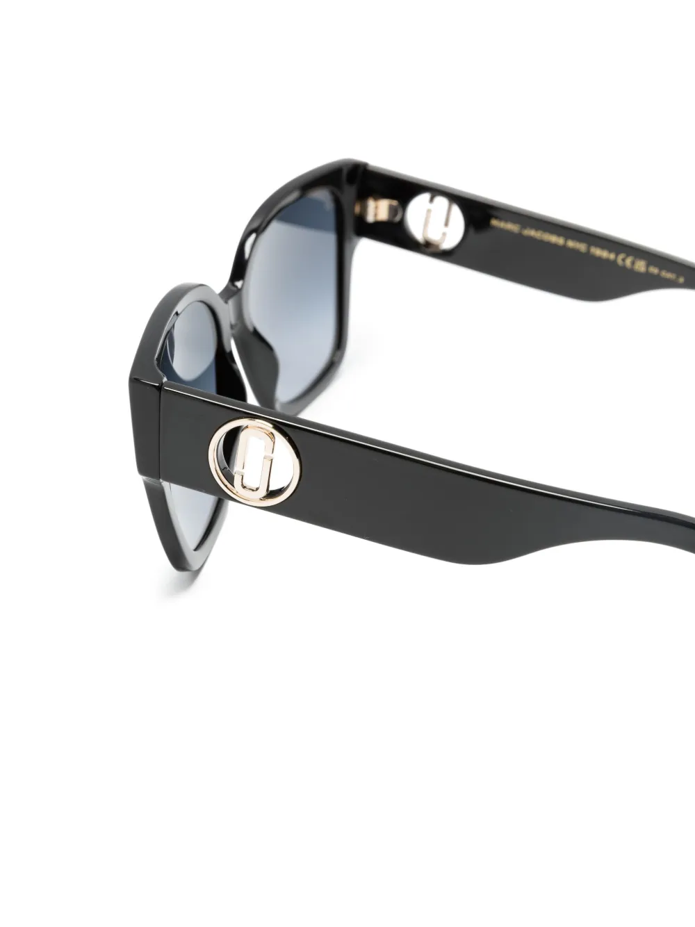 Marc Jacobs Eyewear J Marc zonnebril met vierkant montuur Zwart