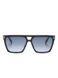 Marc Jacobs Eyewear gradient-lenses pilot-frame sunglasses - Black