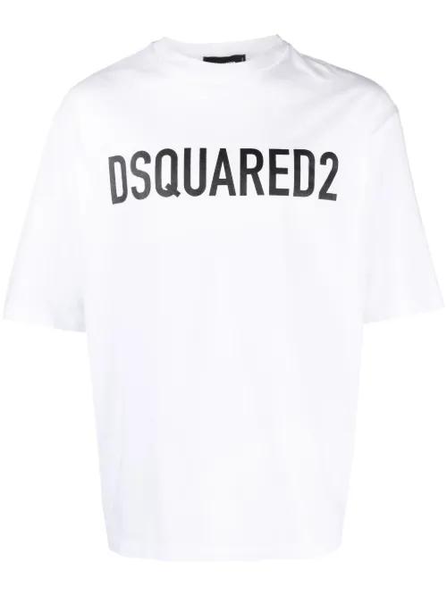 T-shirt en coton à logo imprimé - DSQUARED2 - Modalova
