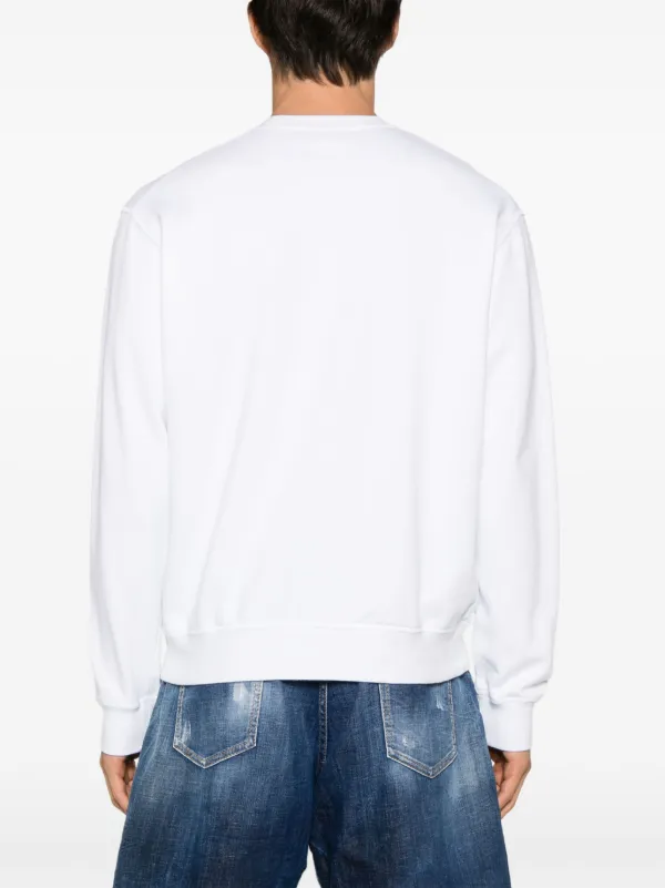 DSQUARED2 ロゴ スウェットシャツ | ホワイト | FARFETCH JP