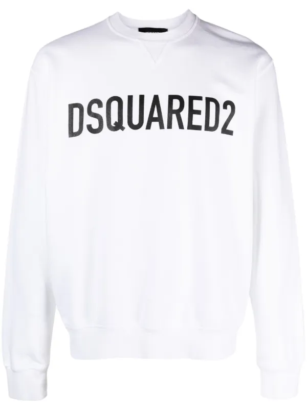 D squared2★ ロゴ ホワイト スウェットシャツ★送関込 DSQUARED2 ロゴ スウェットシャツ | ホワイト | FARFETCH JP