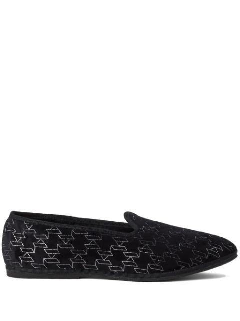 Karl Lagerfeld Klara III monogram-pattern slippers