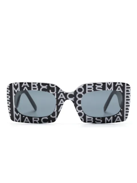 Marc Jacobs Eyewear نظارة شمس 'مونوغرام' بإطار مستطيل