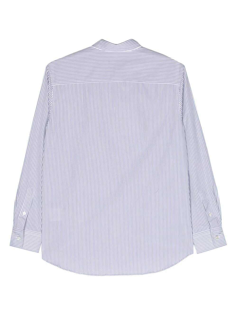 Nili Lotan Raphael striped cotton shirt - Wit