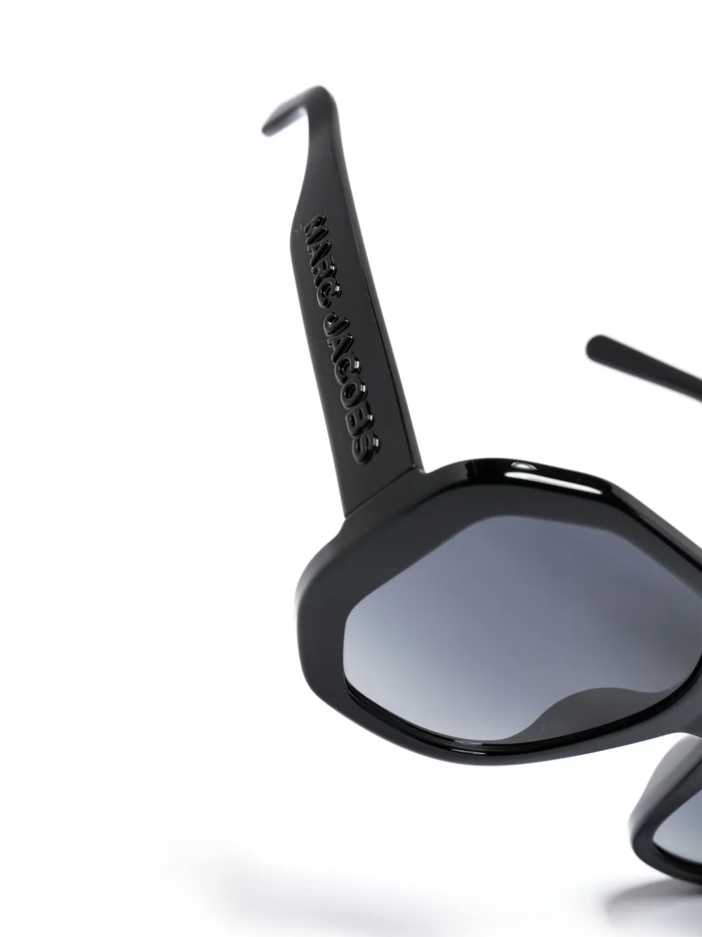 Marc Jacobs Eyewear Zonnebril met rond montuur Zwart