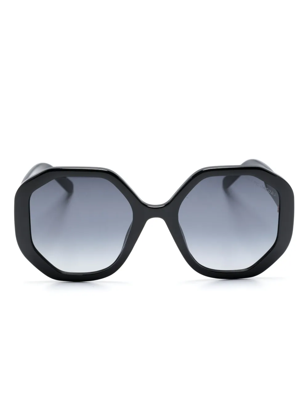 Marc Jacobs Eyewear ラウンドフレーム サングラス - ブラック Marc Jacobs Eyewear ラウンドフレーム サングラス - ブラック